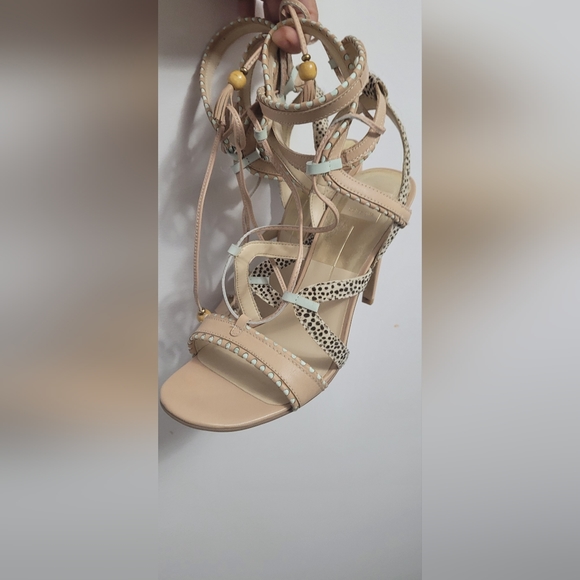 Dolce vita heaven lace up sandals heels - Picture 2 of 4